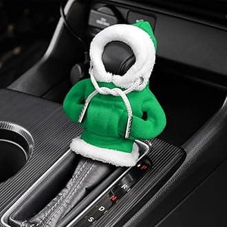 Christmas Car Shift Knob Hoodie Cover, Shifter Cover, Funny Hoodie Car Gear Shift Cover, Interior Accessories Christmas Car Decor Gear Shift Knob Cover for Manual/Automatic Shift Knob