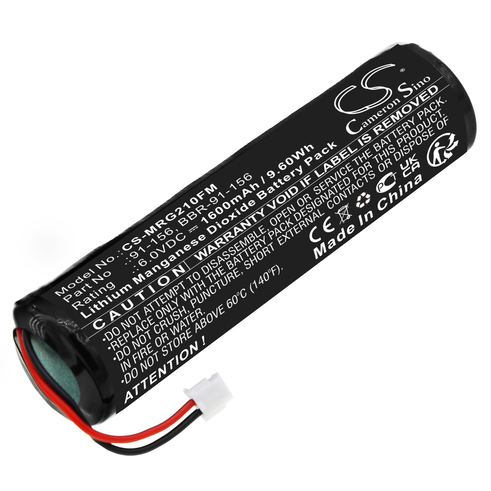 CS Replacement Battery for McMurdo FastFind, Ranger 210, Ranger 220