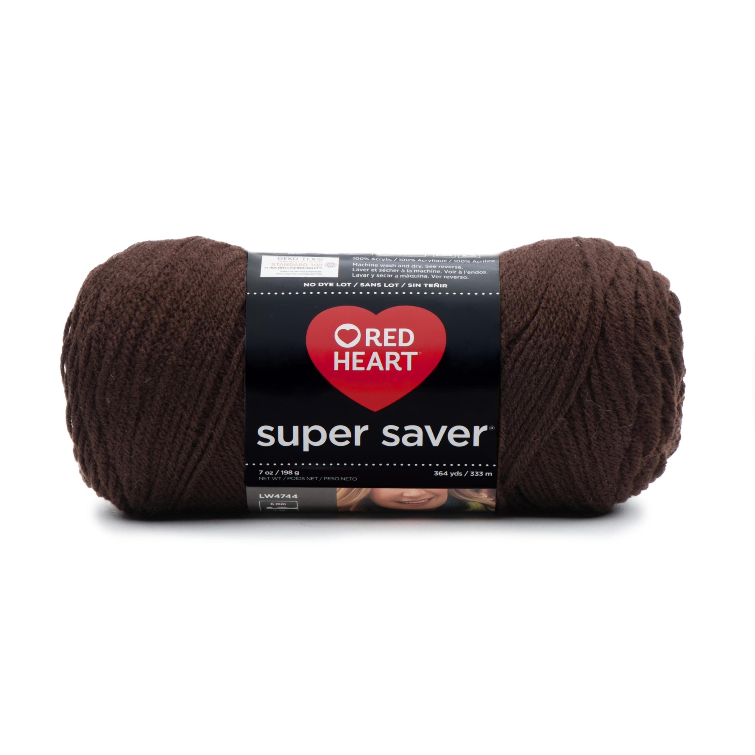 Red Heart Super Saver Yarn, Coffee