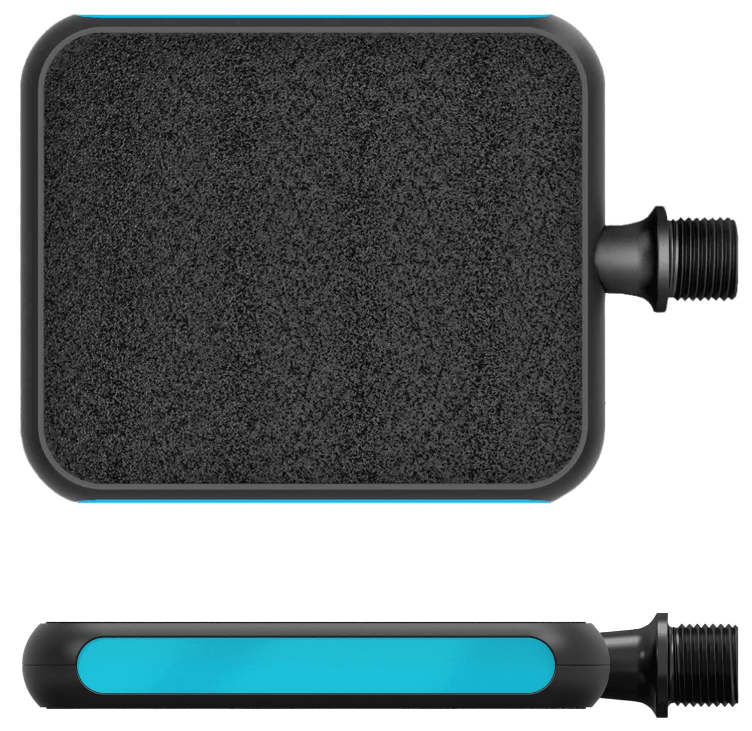 MOTO Urban Flat Pedals “Reflex“ White - The Ultimate Platform Bicycle Pedals for City & Trekking, Gravel Bike, BMX MTB Pedals, 9/16 inch thread