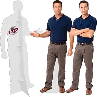 - Life Size Cardboard Cutout - 2 Material Options, 1-8 ft - Personalized High Resolution Stand Up | Upload Photo - Perfect Decor for Wedding, Graduation, Birthday