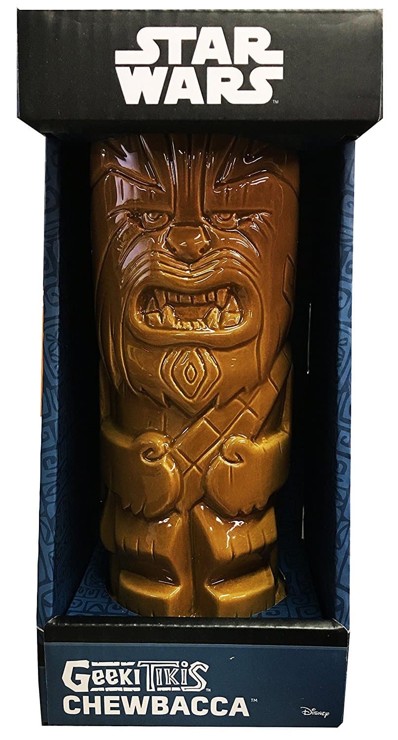 ThinkGeek Geeki Tikis Chewbacca 14-Ounce Ceramic Drinking Mug - Officially-Licensed Star Wars Merchandise