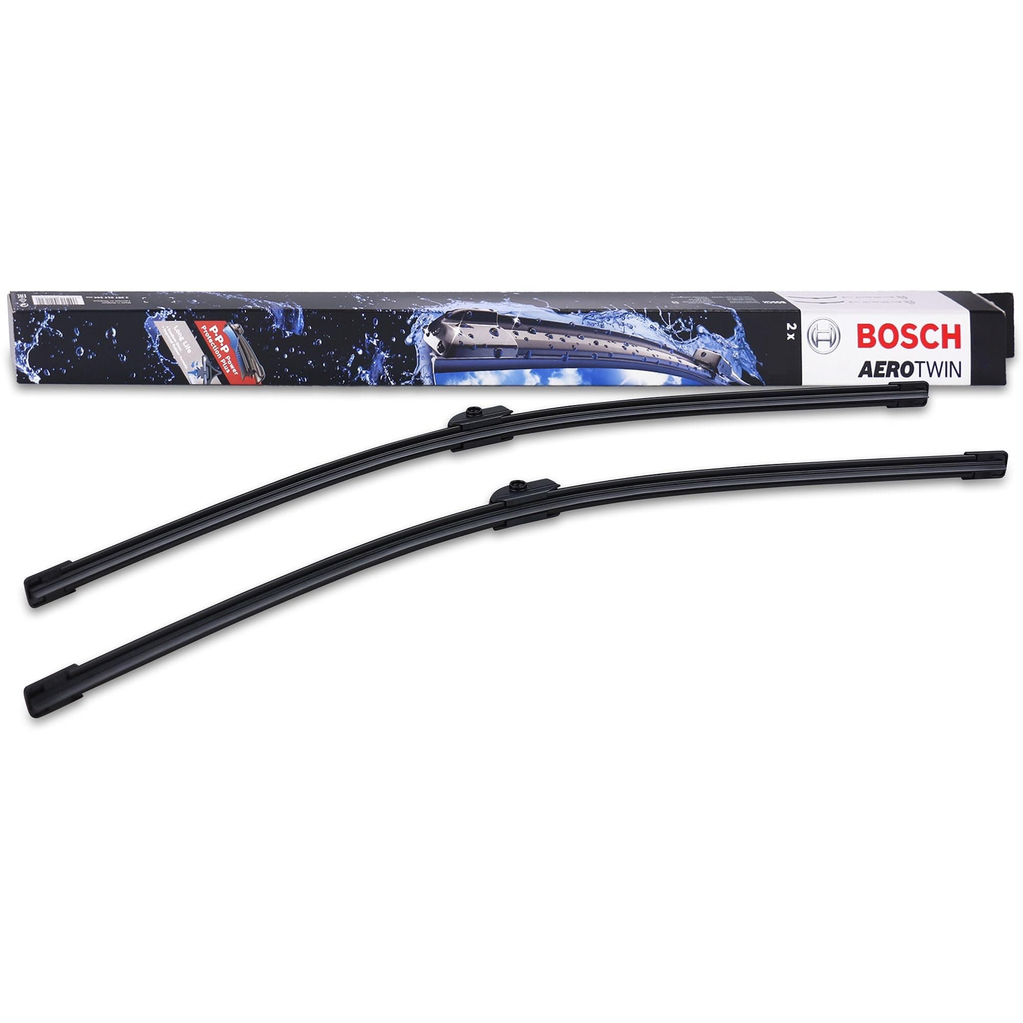 BOSCH 3397009034 AeroTwin OE Replacement Wiper Blades Driver & Passenger Side - Set of 2 (26" & 26") Side Lock 22mm