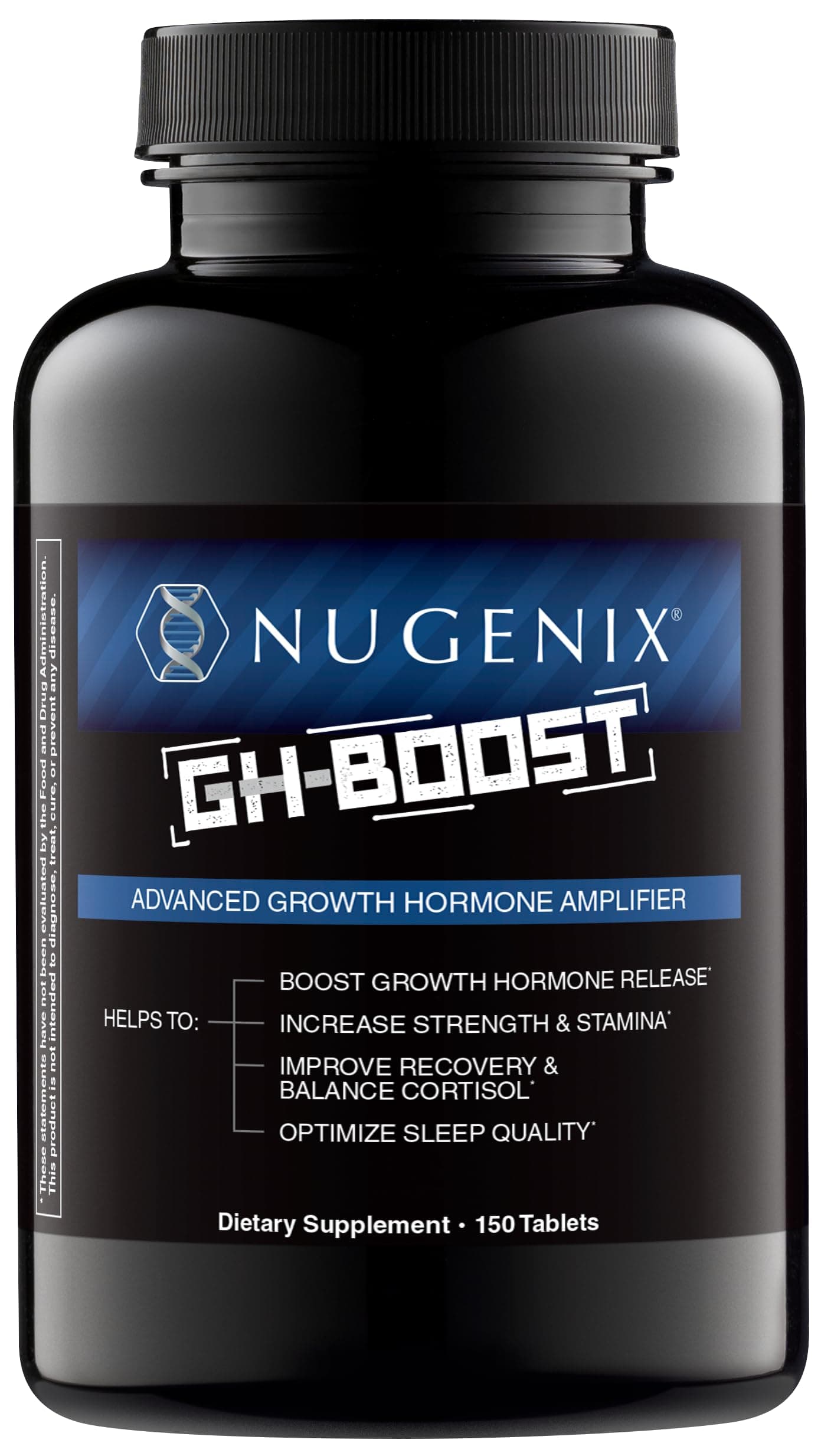 Nugenix GH-Boost - Advanced HGH Boosting Supplement for Men – Support Energy, Endurance, Sleep, with KSM-66, GABA, Arginine, Glutamine, Ashwagandha, 150ct