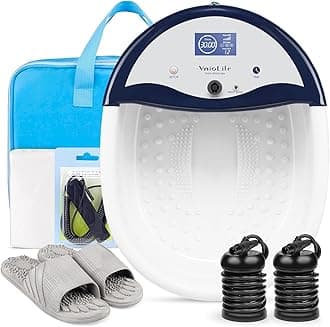 Ionic Foot Bath Detox Machine, Ion Detox Foot Bath Cleanse, Foot Detox Spa with Wrist Strap, Arrays, Slippers | LCD Display, Time Setting…
