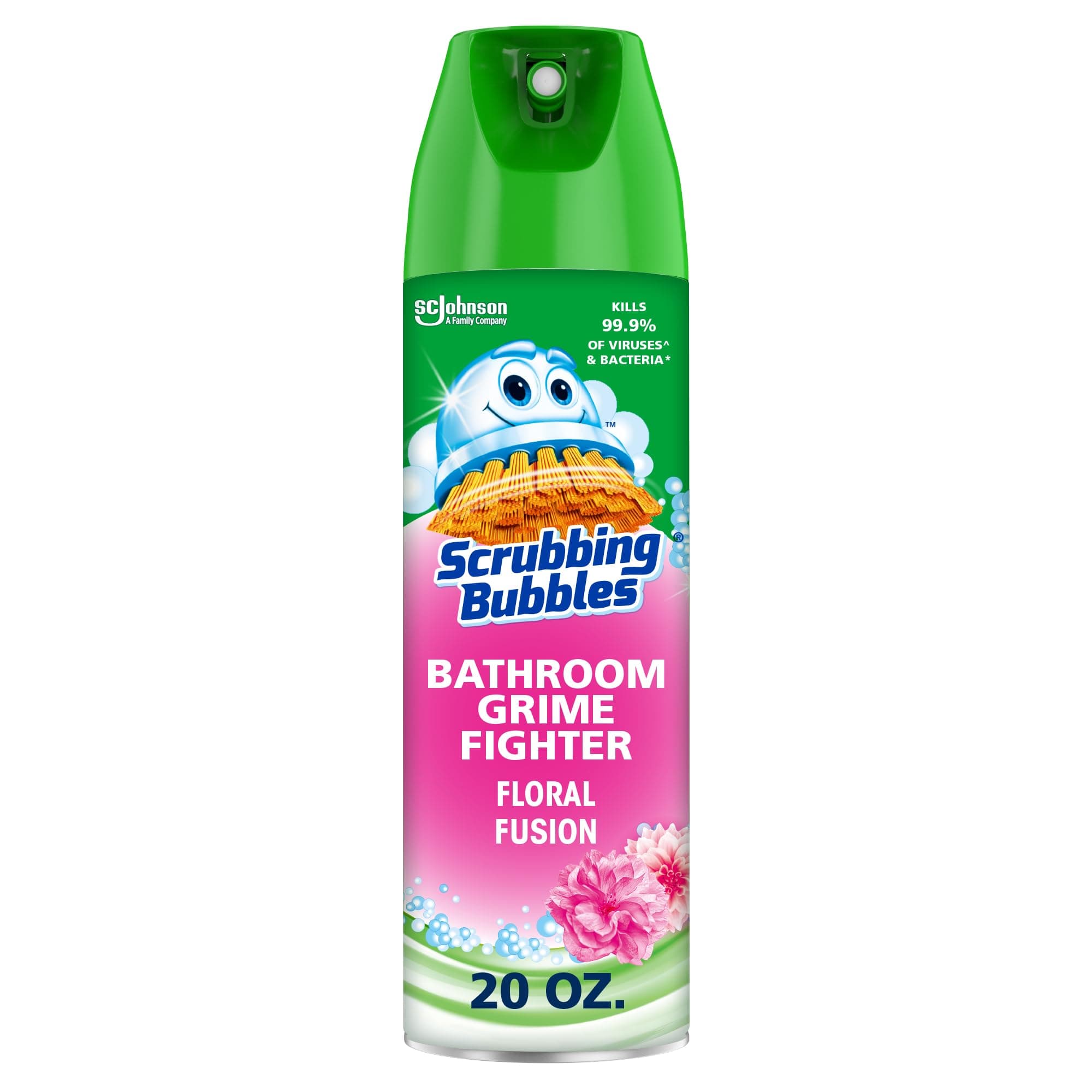 Scrubbing Bubbles Bathroom Grime Fighter Aerosol, 20 oz