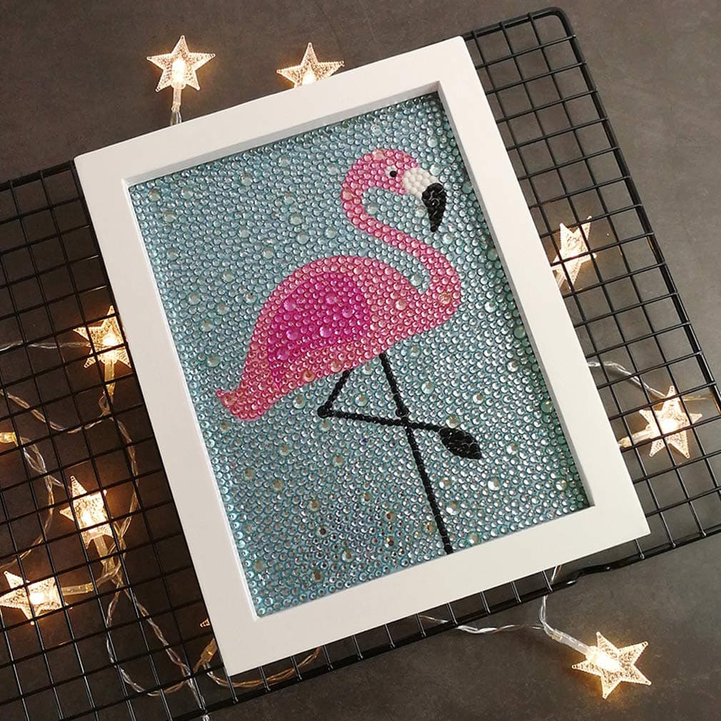 RM Studio DIY Diamond Painting Kits Full Round Drill Arts Craft with Frame and Accessories for Home Wall Decorations 8 inch