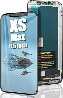 EFAITHFIX for iPhone Xs Max Screen Replacement 6.5 Inch LCD Display 3D Touch Screen Full HD Digitizer Assembly Compatible with Model A1921,A2101,A2102,A2103,A2104 with Waterproof Adhesive, No Tools