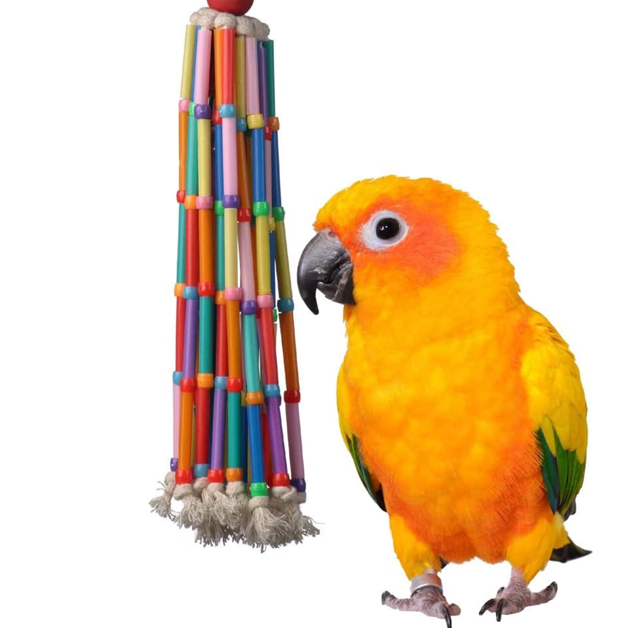 Super Bird Creations SB708 Wind Chimes Bird Toy, Medium Bird Size, 13” x 2”