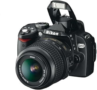 Nikon D60 DSLR Camera with 18-55mm f/3.5-5.6G Auto Focus-S Nikkor Zoom Lens