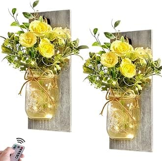 Mason Jar Sconces