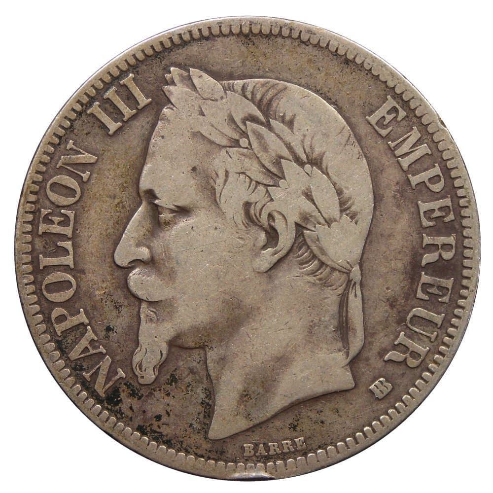 19th Century European Silver Crown Coin