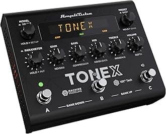 IK Multimedia TONEX Pedal: AI Machine Learning Multi Effects Pedal - Black Guitar Pedal - Distortion Style - 1000+ Tone Models
