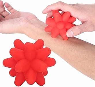 Brrnoo Silicone Massage Ball, Ball for Trigger Point Massage - Deep Tissue Massager for Myofascial Release - Mobility Ball for Exercise & Recovery, Foot Acupoint Trigger Point Massage