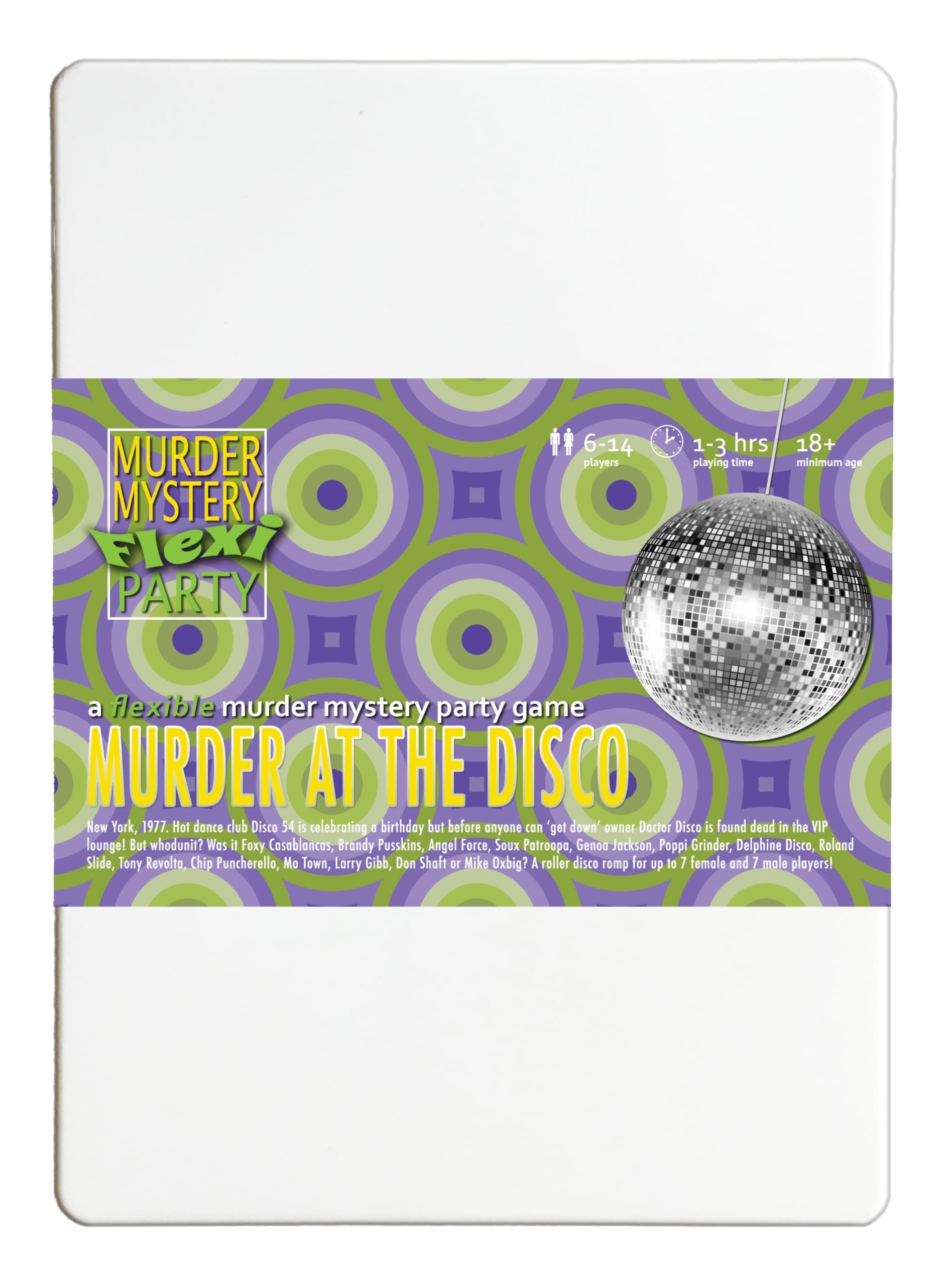 Murder Mystery Flexi Party Murder at the Disco 6-14 Player