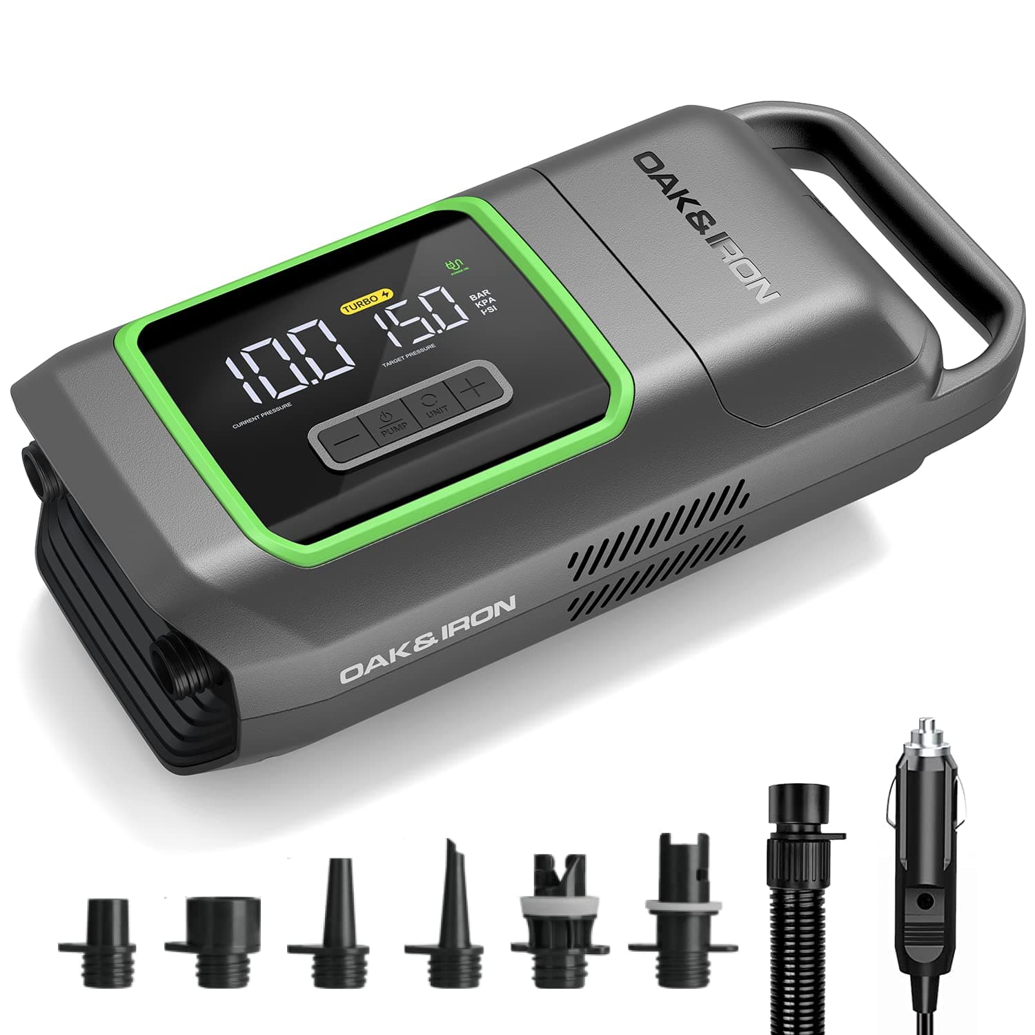 Wave Electric Paddle Board Pump 20PSI SUP Pump 2.5X Faster Air Inflator & Deflation with Dual Stage Pumping Auto-Off for SUP, Boards, Boats