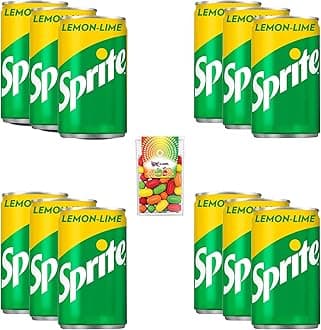 Mini Sprite Cans 12-Pack (150ml) With Mint Bonus Sold by VR Angel Experience Refreshment Anywhere Anytime!