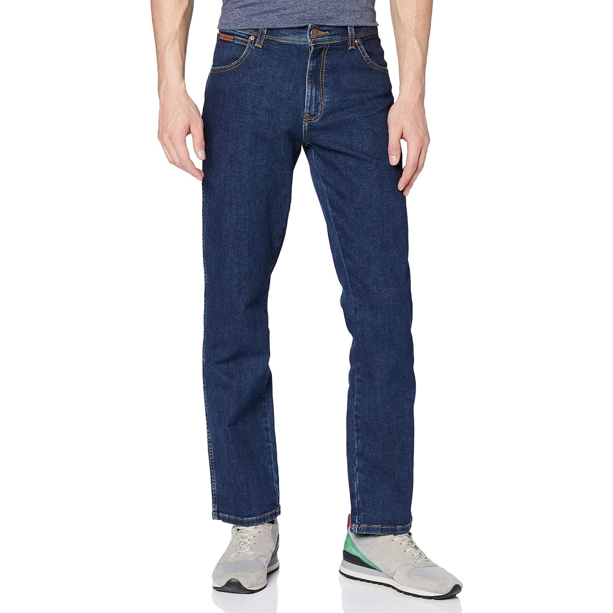 Texas Stretch W121XU13M Herren Jeanshosen/Lang, Karotte (Tapered)