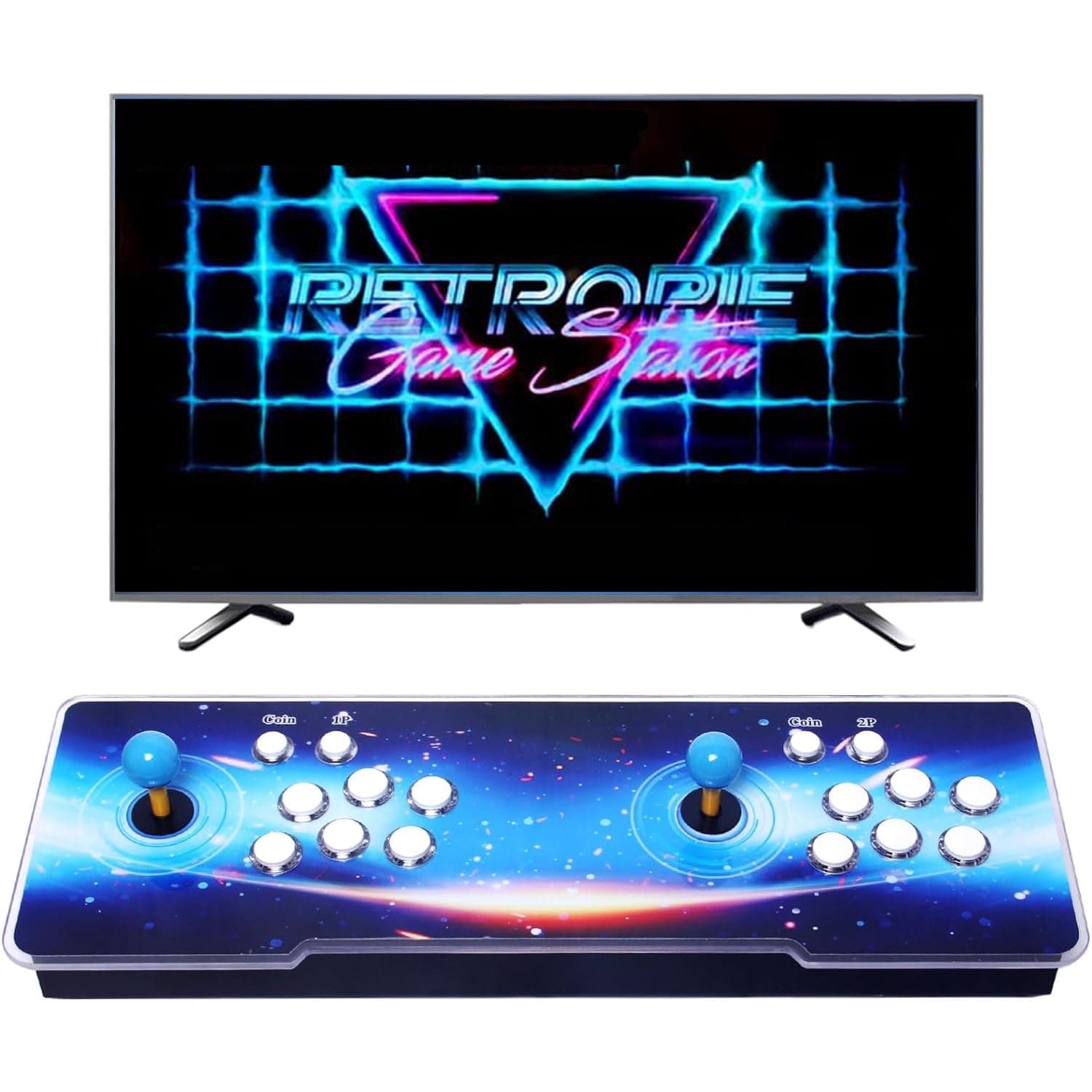 SupYaque 26800 1 Game Pandora Box Arcade Console - 3D Games 1-4 Players - Favorites List, Save, Search, Hide, Pause Games, HDMI VGA to Connect to TV - Powerful Hardware for Arcade Gaming
