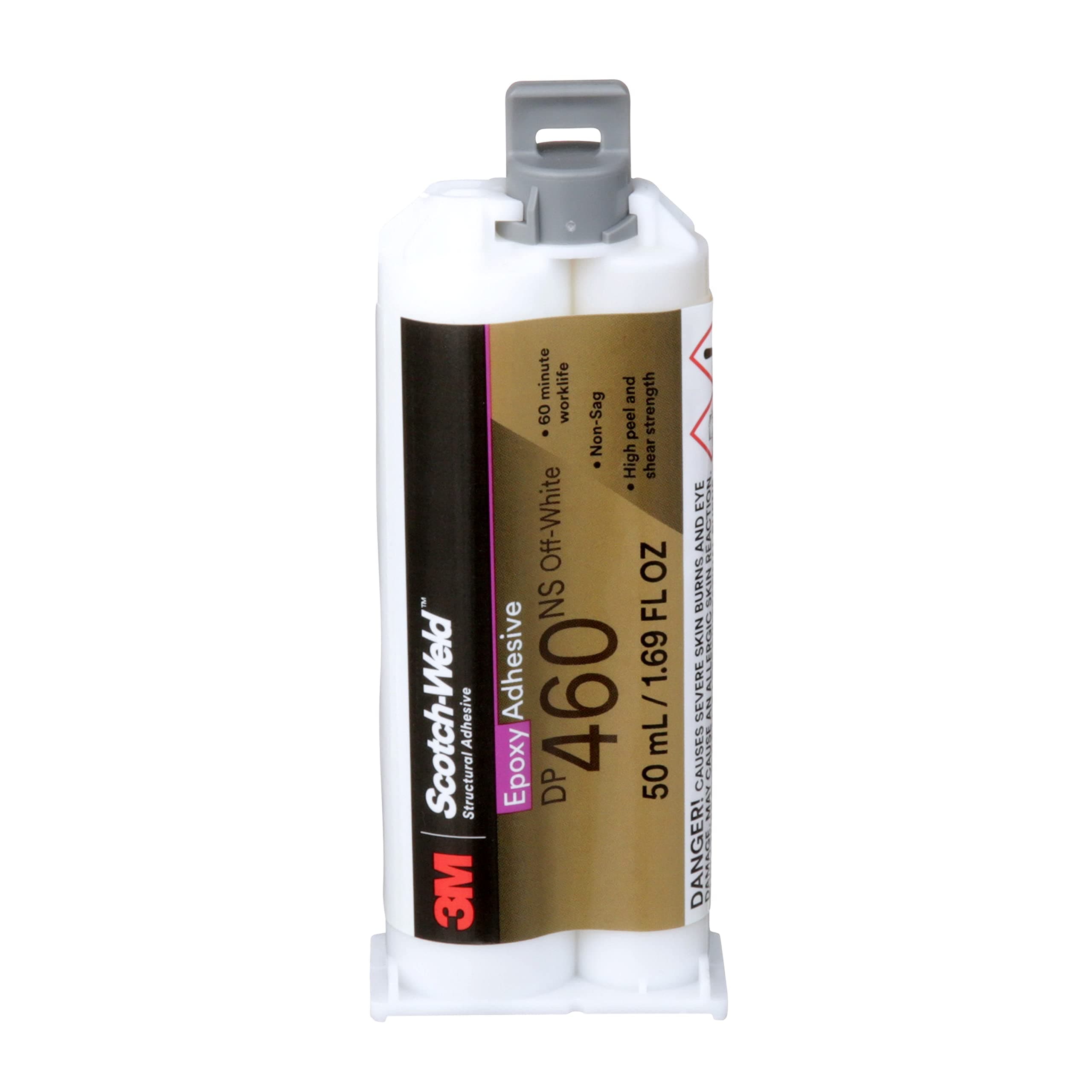 3M Scotch-Weld Epoxy Adhesive DP460 Off-White, 1.25 fl oz (Pack of 1)