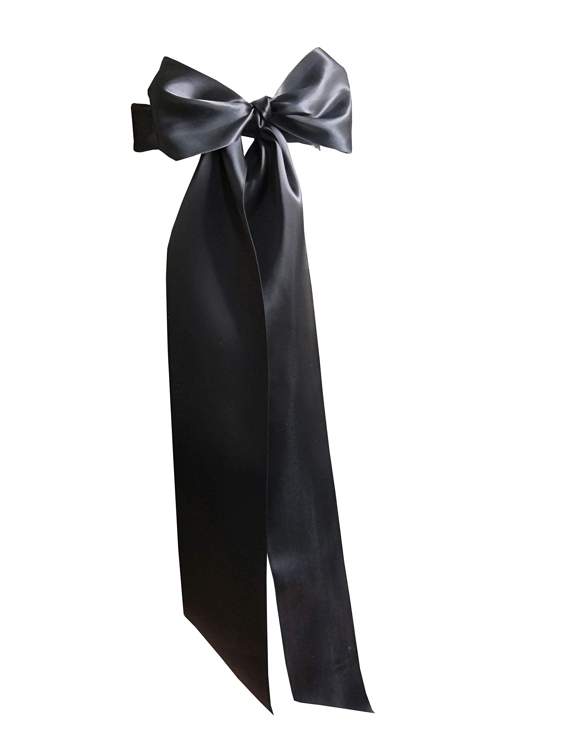 4'' Wide 90" Long Simple Ribbon Sash for Formal Wedding Dress Belts