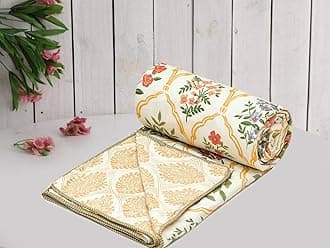 COZY FURNISH Super Soft Brushed Microfiber Cotton 3 Layer Breathable 144 TC Single Dohar Lightweight Warm Bed Dohar 57X87(Inches) 144X220(CM) Flannel Dohar Throws for Bed