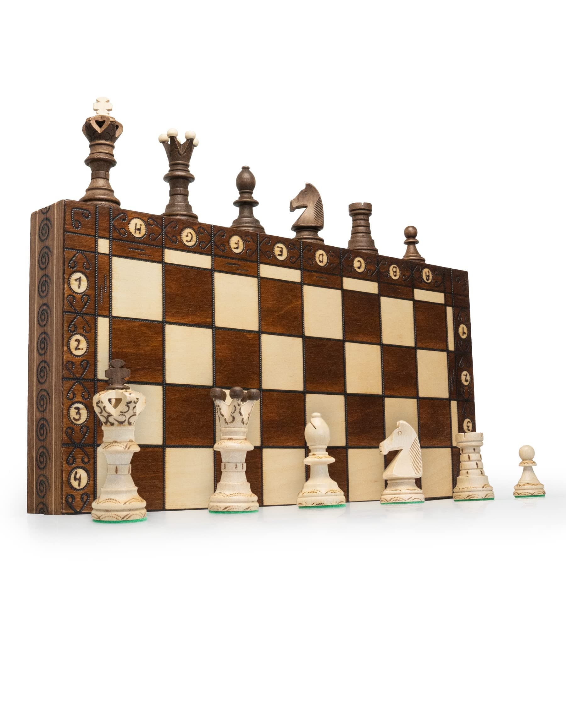 ChessebookWooden Chess Set in Case 52 cm