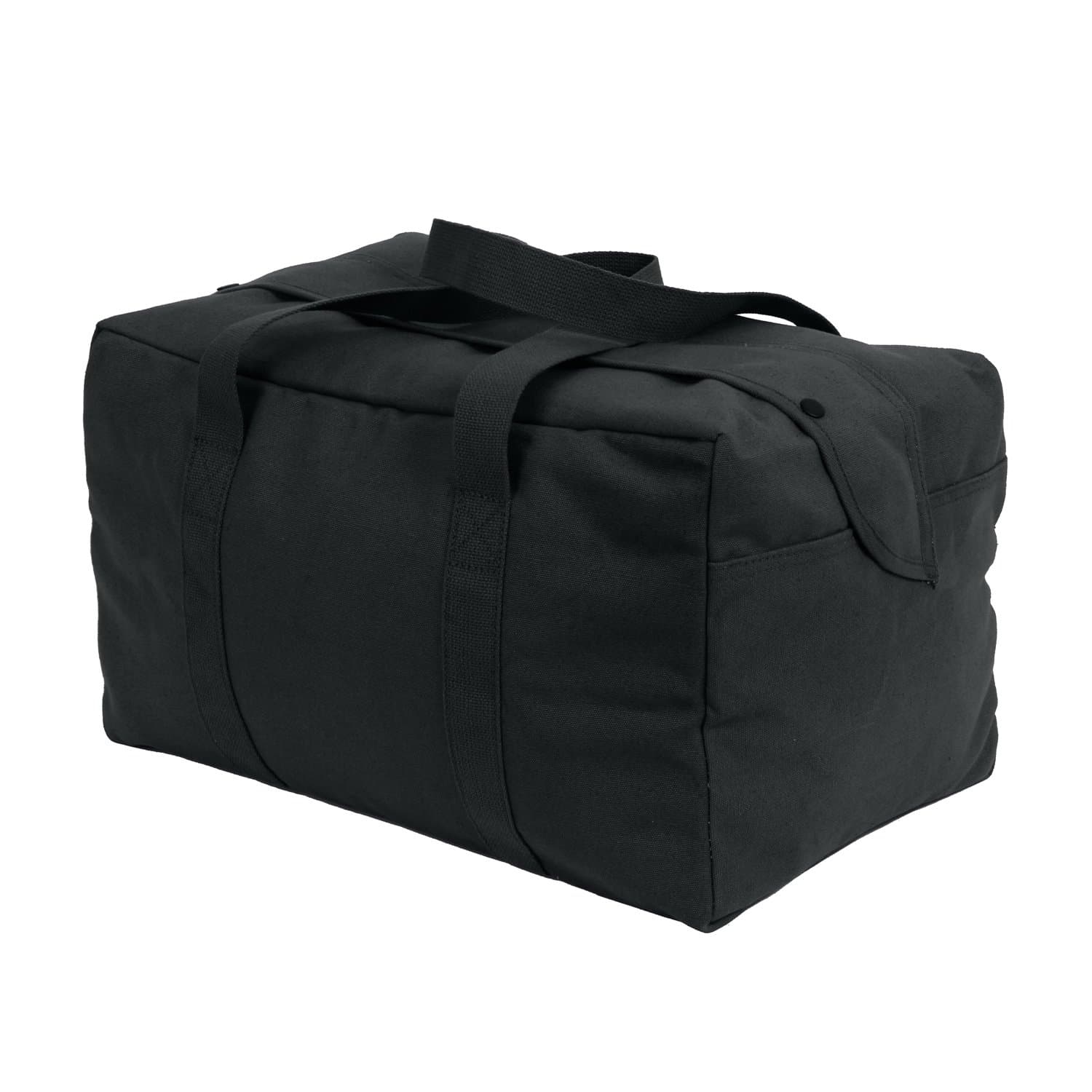 Canvas Small Parachute Cargo Bag, Black