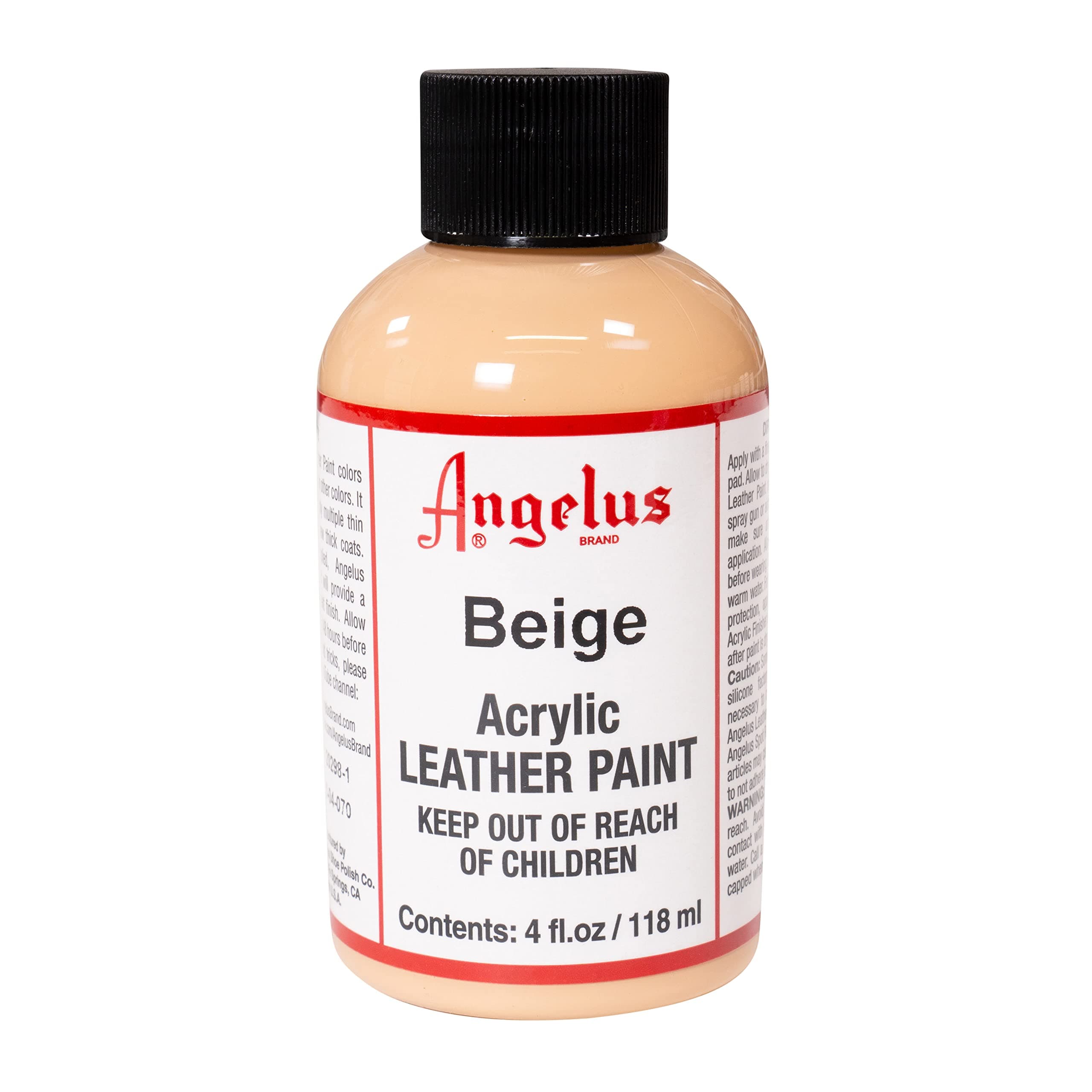 Angelus Beige Acrylic Leather Paint 118ml