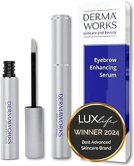 ADVANCED EYEBROW GROWTH SERUM – Eyebrow Serum to Grow Brows - Rapid Brow Growth Treatment - Brow Conditioner & Thickener - Suero para Cejas Crecimiento - Crecimiento de Cejas by DERMAWORKS