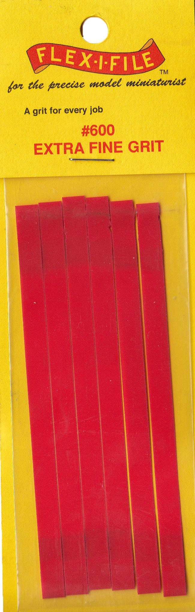 Flex-I-File 600 Extra Fine Tape Refill, 6 Tapes x 600 Grit