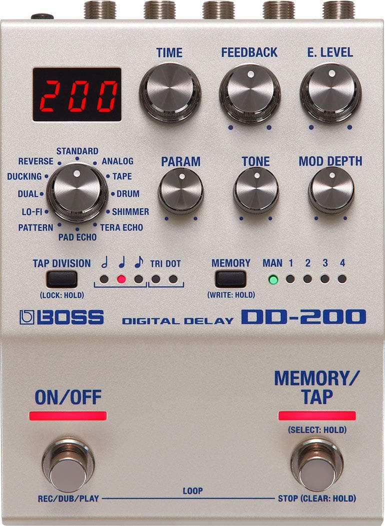 BOSS DD-200 Digital Delay Guitar Pedal (DD-200)
