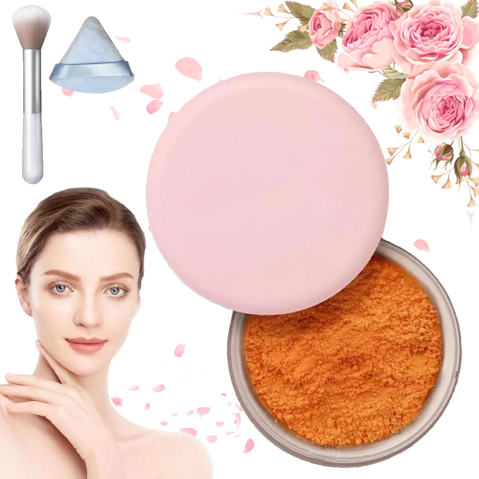 Luminance Milano Setting Powder - Blurring, Waterproof and Sweat-Proof for All Skin Tones (07, 6G)