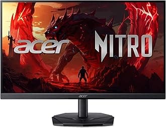 Nitro 24.5" Full HD 1920 x 1080 Gaming Monitor | AMD FreeSync | 180Hz Refresh | 1ms (VRB) | 99% sRGB | HDR 10 Support | 1 x Display Port 1.2 & 2 x HDMI 2.0 | KG251Q P3biip