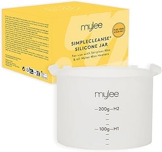 Mylee Wax Silicone Jar, Wax Heater Pot, Wax warmer Liner Container for Soft Warm Wax or Hard Stripless Wax Beads (Jar Only, Wax Heater Not Included)