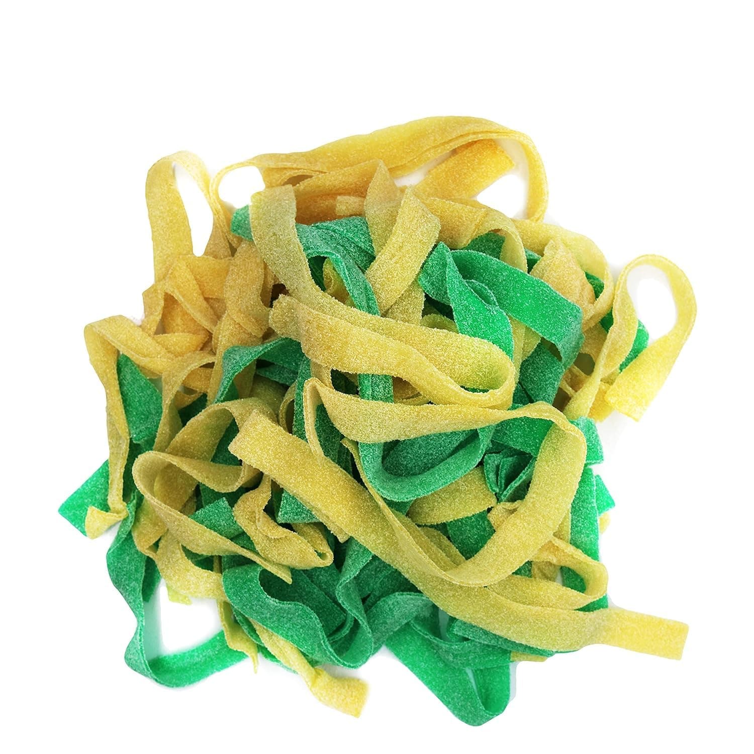 Smarty Stop Sour Every Flavor Mixed Gummy Belts Candy 1 Pound (Mango-Green Apple)