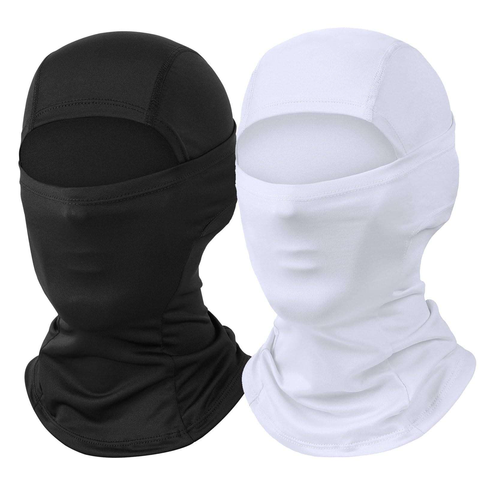 Balaclava Ski Mask 2 Pack Full Face Mask for Men Women Shiesty Ski Mask Motorcycle Summer Face Cover Sun Protection Football