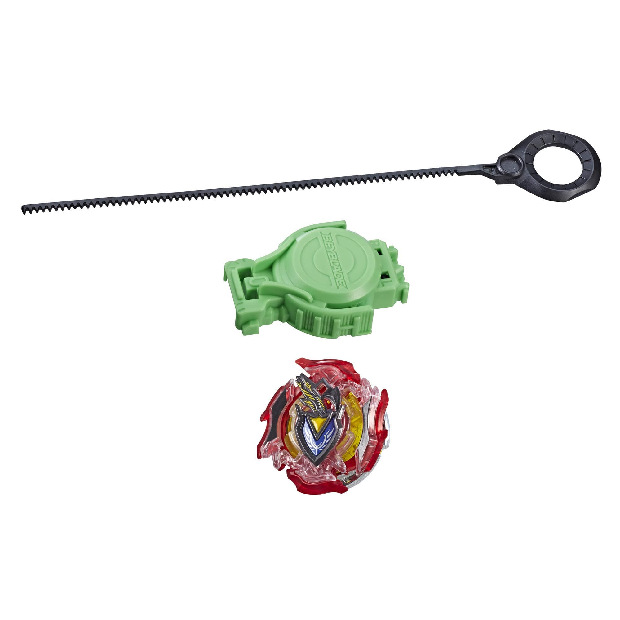 BEYBLADE Burst Slingshock Rip Fire Starter Pack Z Achilles A4: Battling Light-Up Top with Right/Left-Spin Launcher, Age 8+
