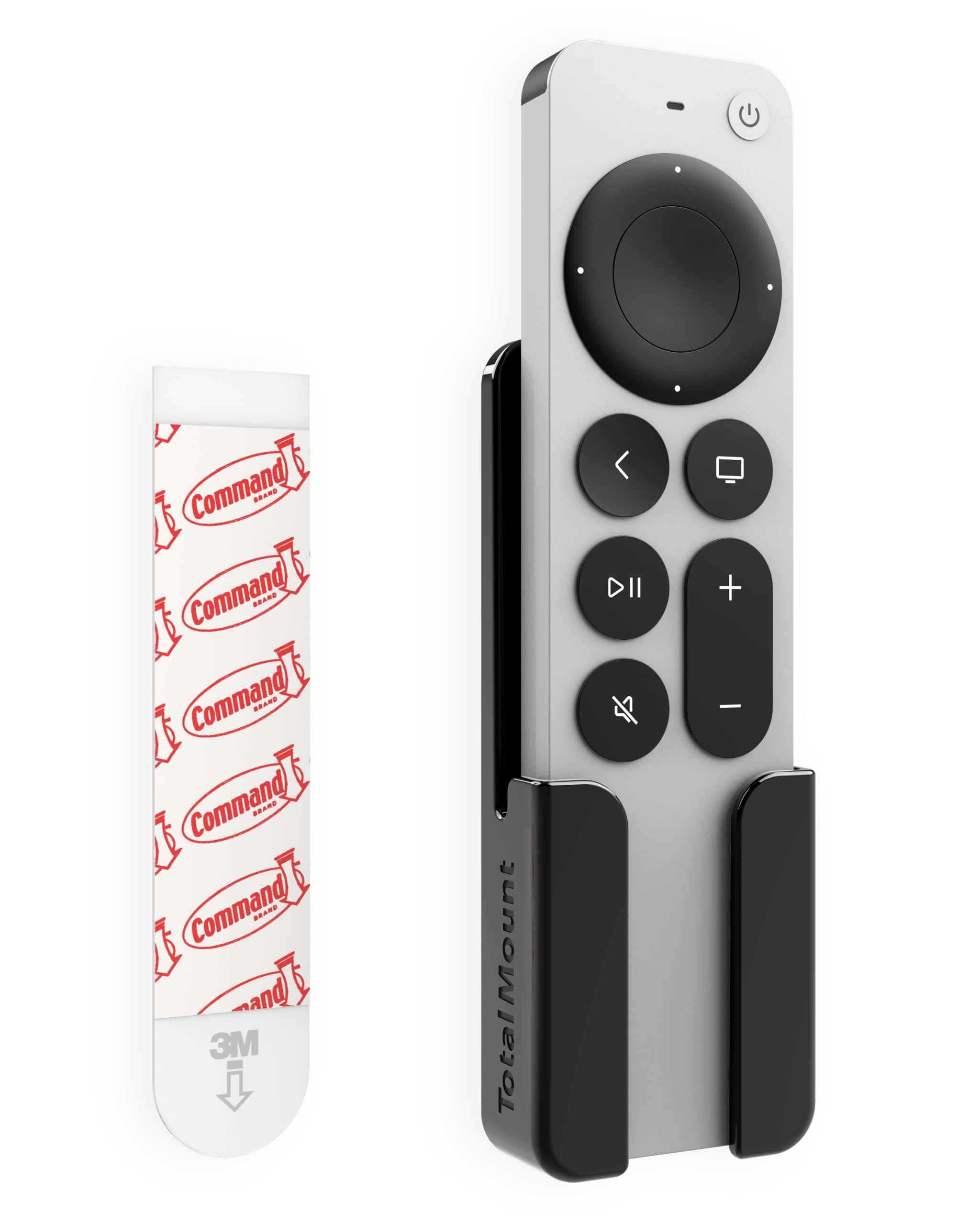 Holder for Apple TV Remote – Never Lose Your Apple TV Siri Remote Again (Holder Includes Removable Adhesive to Prevent Wall Damage)