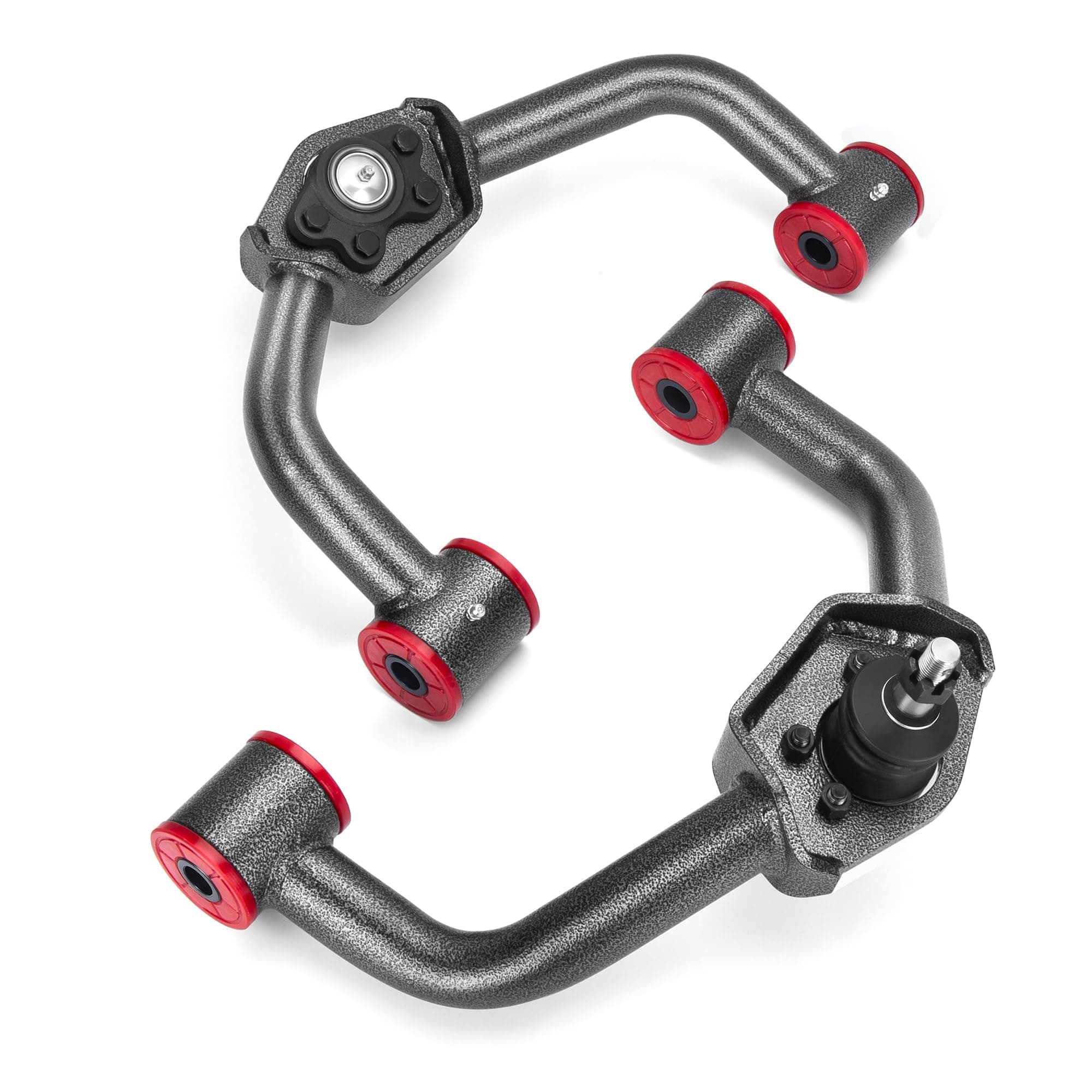 KSP 2-4inch Upper Control Arms for Silverado 2500HD 3500HD 2011-2019, Adjustable Tubular A-Arms Replacement Factory/Stock Arms After 2-4" Lift for 2011-2019 Sierra 2500HD 3500HD, Package of 2 (Black)