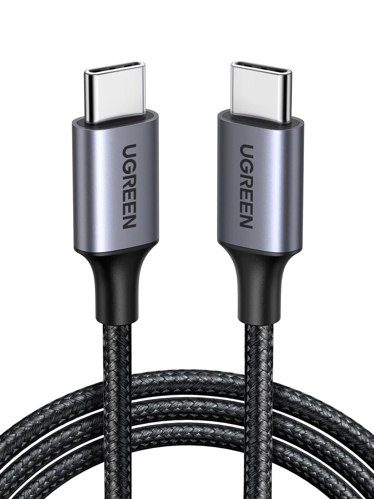 UGREEN USB C to USB-C Charger Cable 60W Type C to C Lead Fast Charging Compatible With iPhone Air/17/16 Pro Max, Galaxy S25 Ultra, Pixel 9, iPad Pro 2024/Air 5, MacBook Pro (2M)