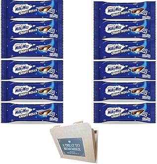 Milky Way Crispy Rolls Chocolate Bar 22.5g Pack Of (12 Bars) Fresh Stocks