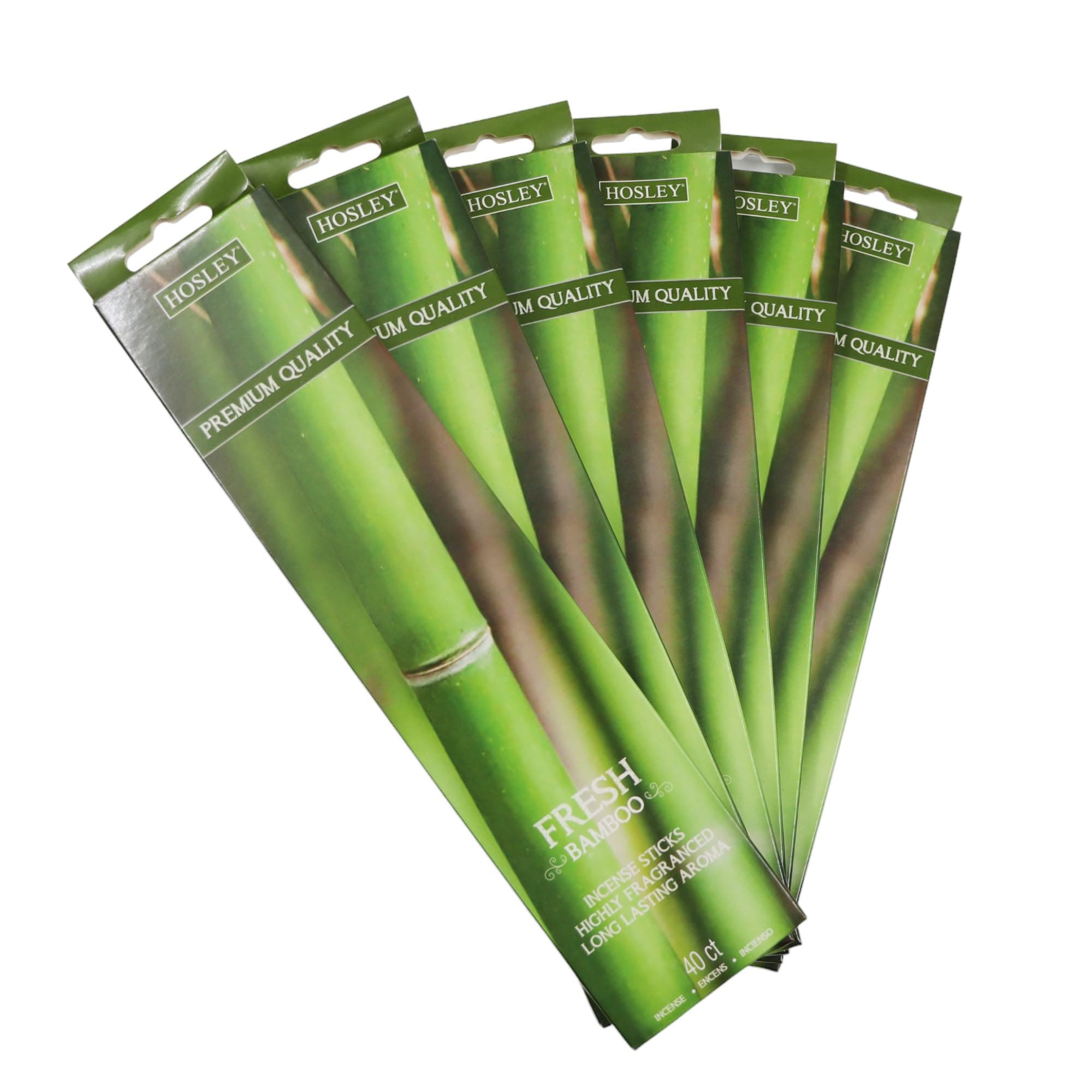 120 Pack Incense Sticks + Bonus 120 Pack (Total 240) – Fresh Bamboo – Bulk Pack Perfect for Home, Meditation & Aromatherapy