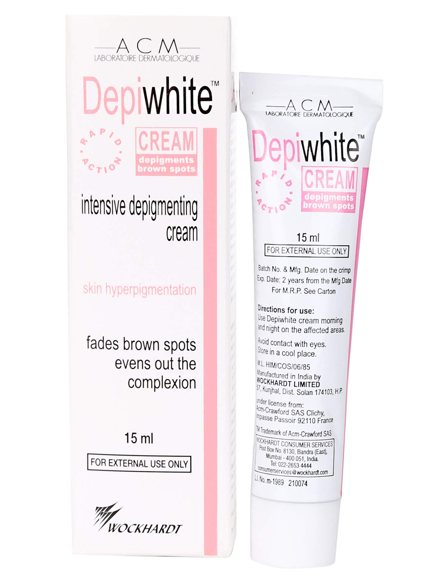 Wockhardt-ACM Depiwhite Cream 15 Ml