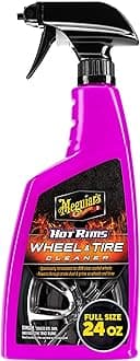 Meguiar's Hot Rims Wheel & Tire Cleaner, Powers Through Brake Dust & Grime – 24 Oz Spray Bottle