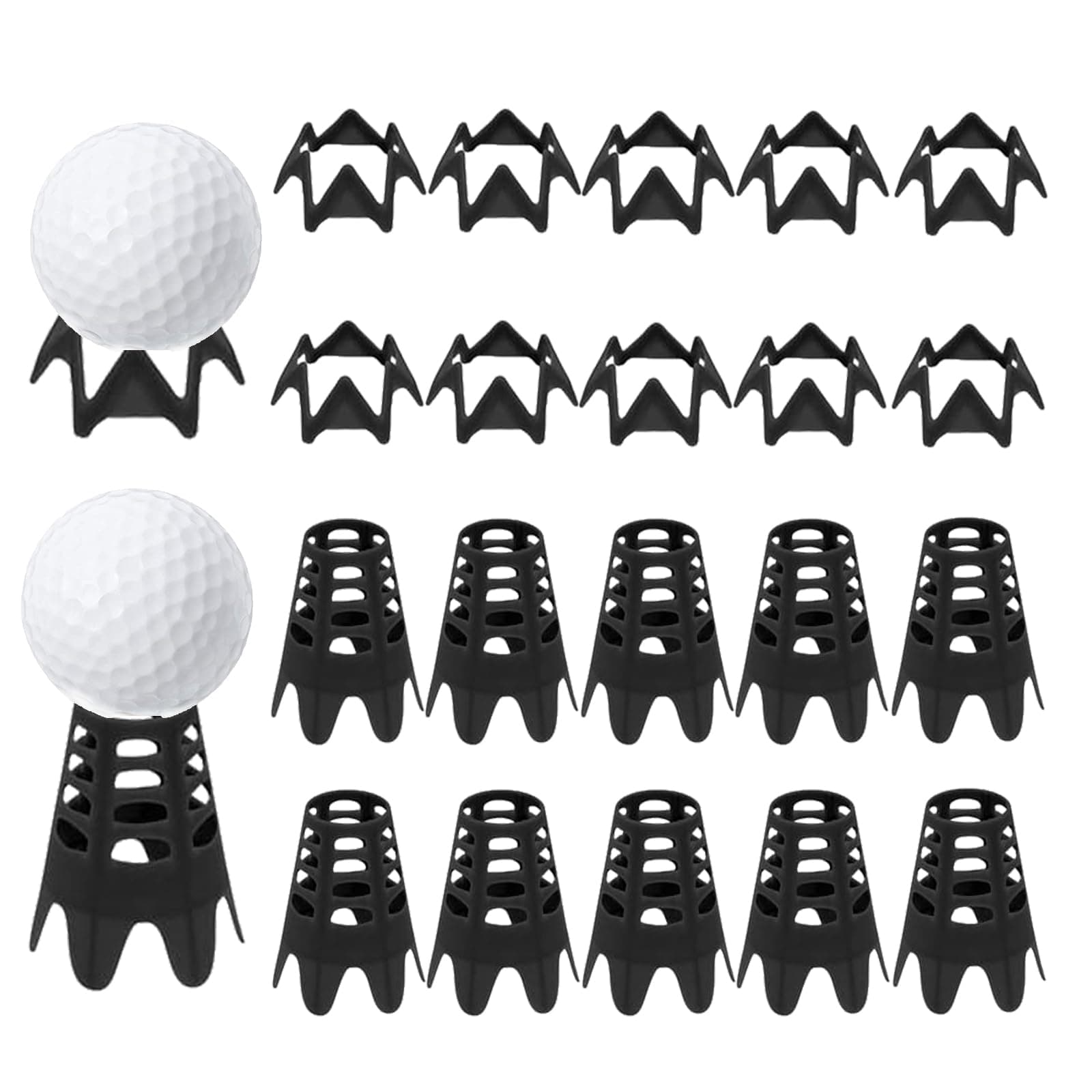 Plastic Golf Tees, Golf Simulator Tees for Home, Outdoor Indoor Golf Tees Simulator Practice Training, Golf Mat Tees for Winter Turf and Driving Range
