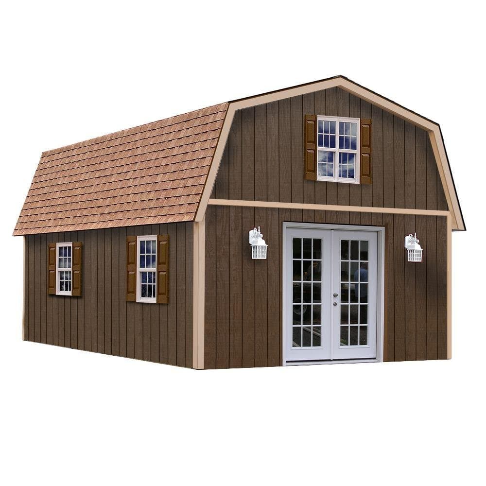 Richmond 16 x 28 Wood Shed Kit