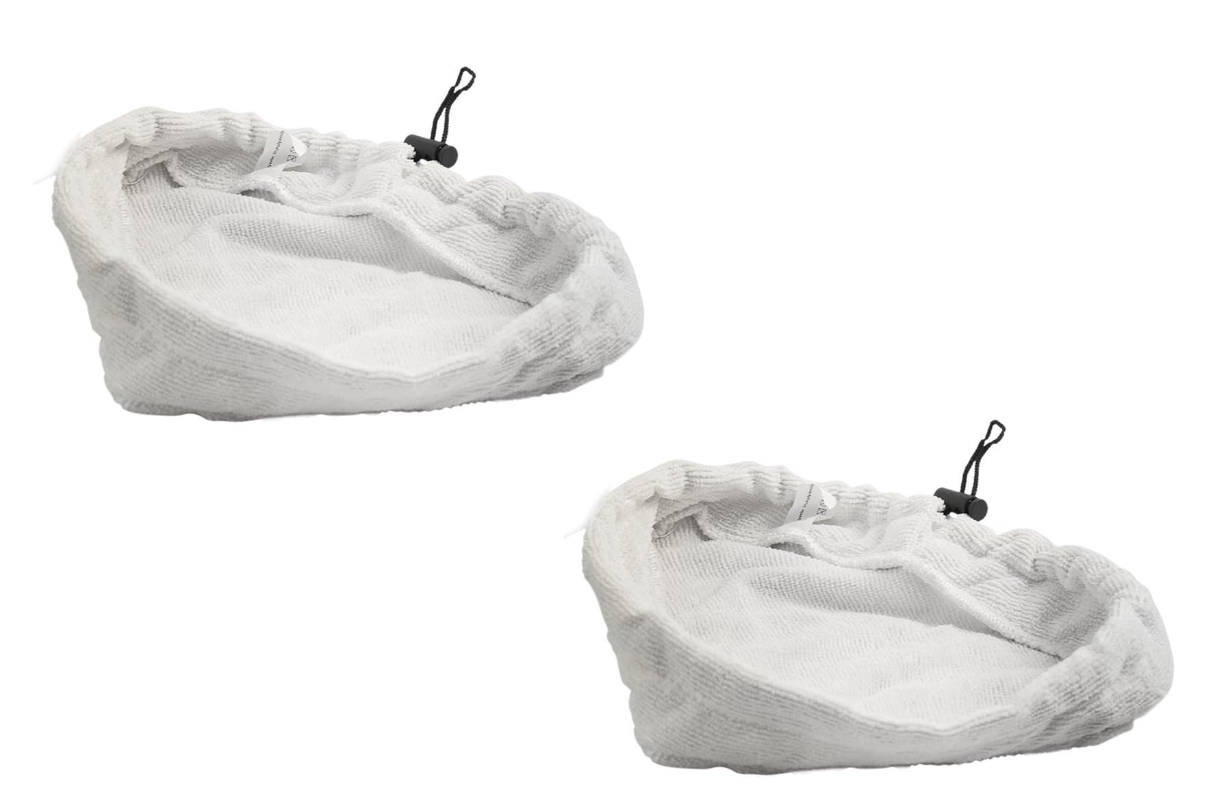 Kooper 2411197 Microfibre Set 2 Refill for vaporbella Plus, White