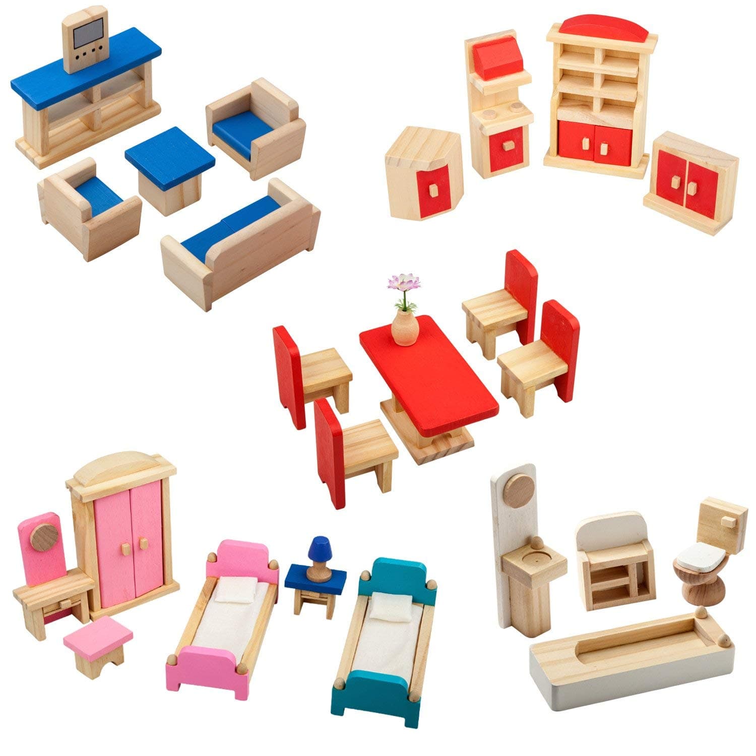 Dollhouse Furniture 5 Set