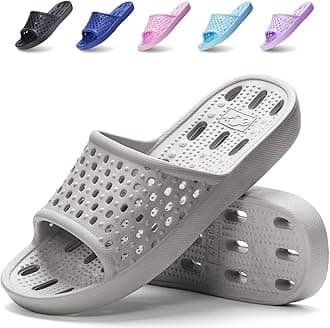 Xomiboe Shower Shoes Men Quick Drying Women Shower Sandals Non-Slip Comfortable House Slippers Bathroom Hotel Flip Flops Slides With Students Gym